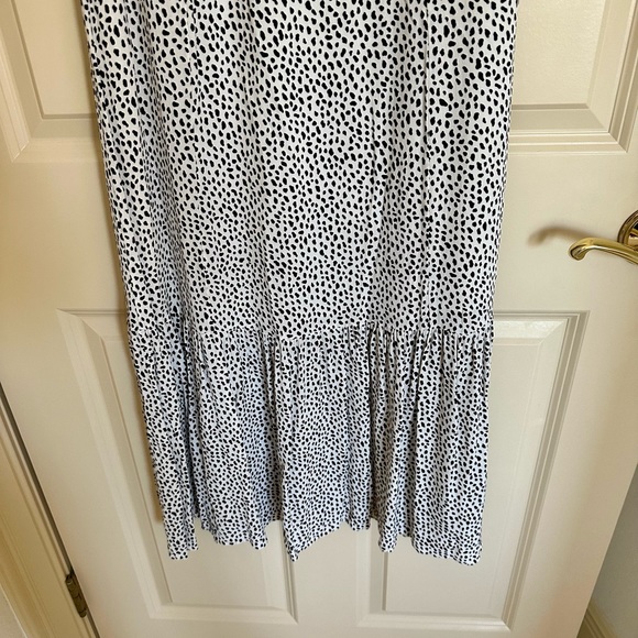 Massimo Dutti printed spots maxi dress - Picture 5 of 7